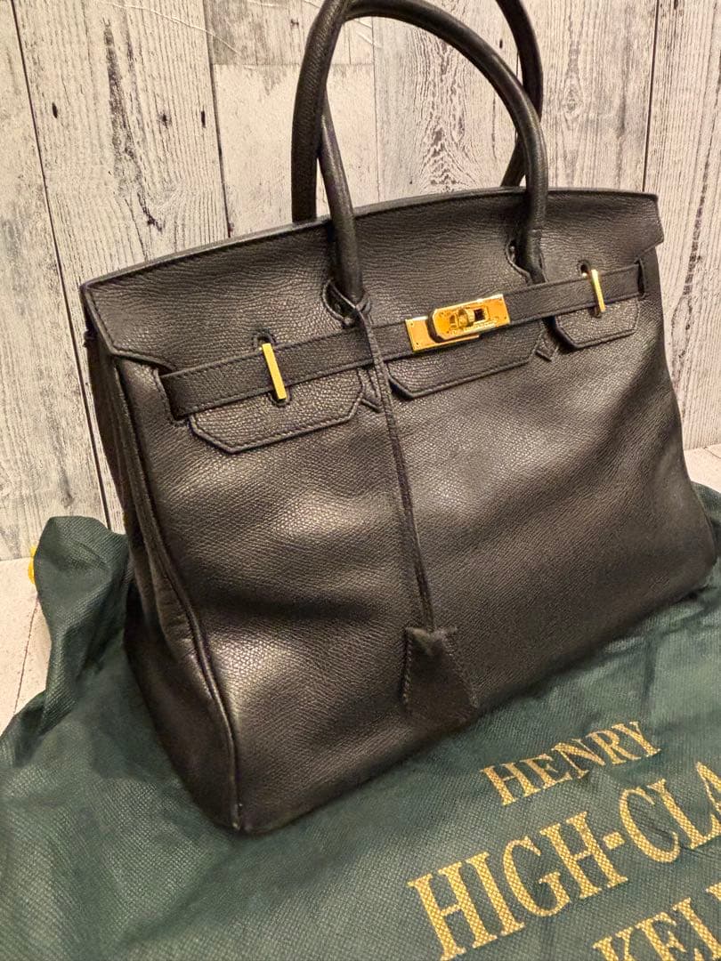 ● HENRY HIGH-CLASS ヘンリーハイクラス　レザーバッグ　袋付