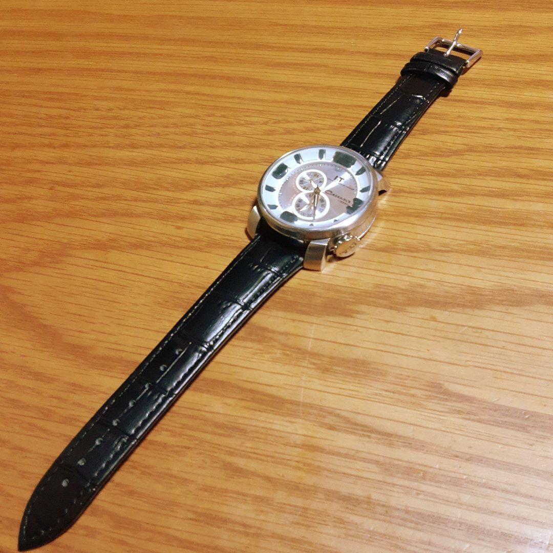 ITA　I.T.A　カサノバ　Wスモセコ　裏スケ　自動巻きメンズ腕時計　稼働品