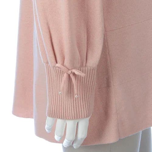 新品未使用！Super Beauty 胸元フリルデザインチュニックセーター