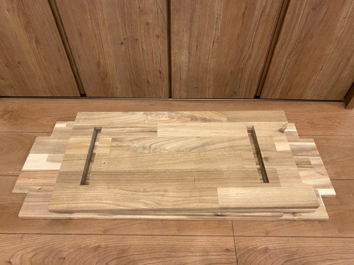 アウトドアラック　木製　組立式