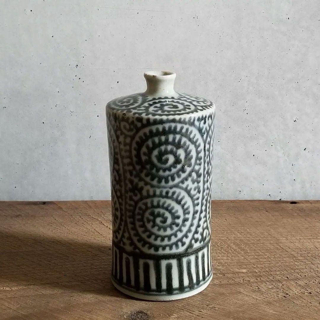 古伊万里 蝋燭徳利 ろうそく 徳利 江戸時代 くらわんか 蛸唐草 酒器