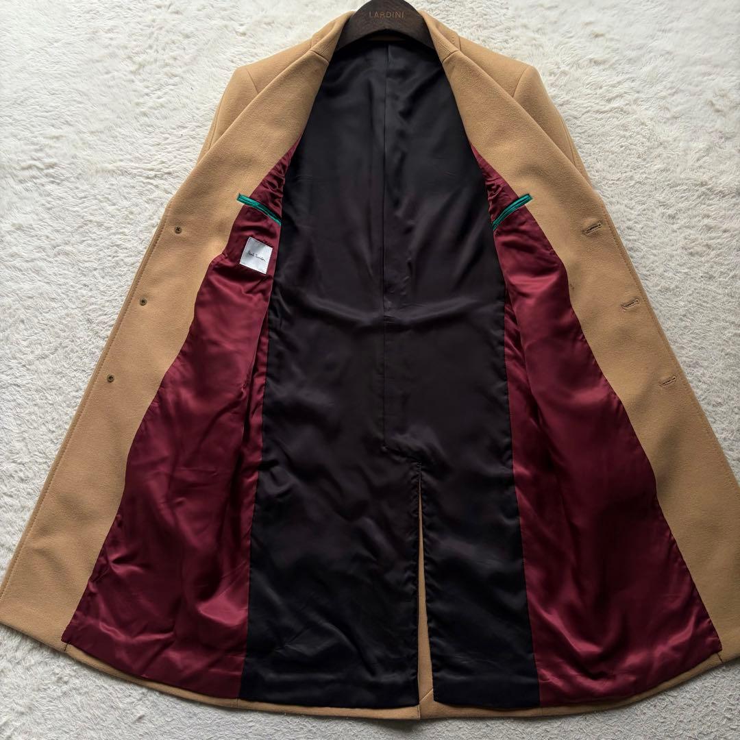 【極美品】ポールスミス チェスターコート ウール100% M キャメル 18AW