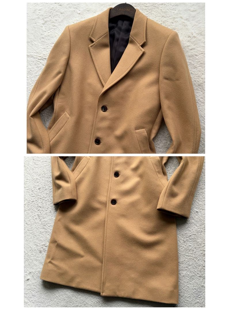 【極美品】ポールスミス チェスターコート ウール100% M キャメル 18AW