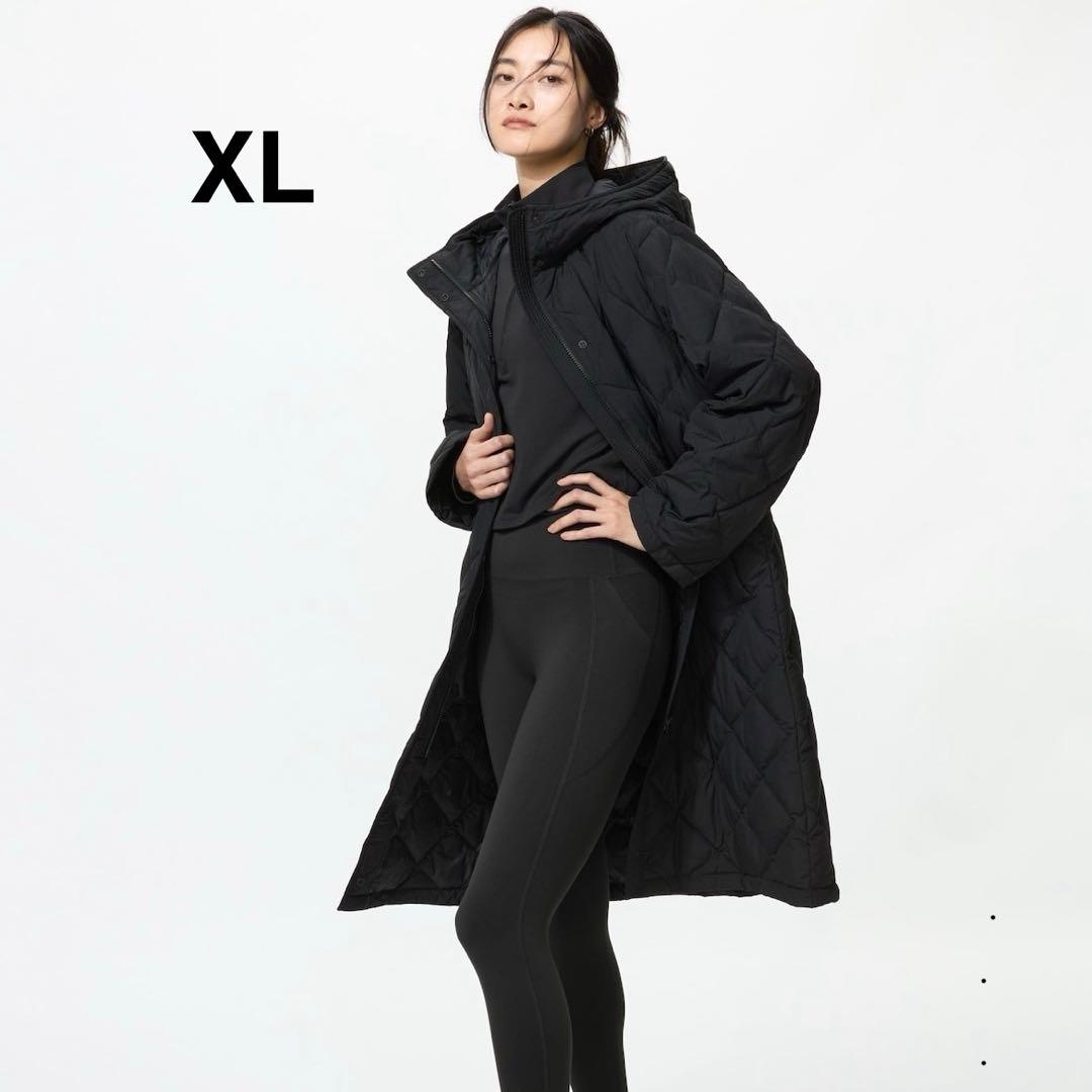 【XL 】パフテックロングコートリラックスフィット ブラック