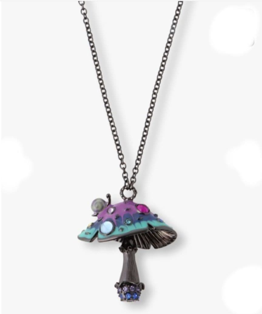 キノコ型ペンダントネックレス