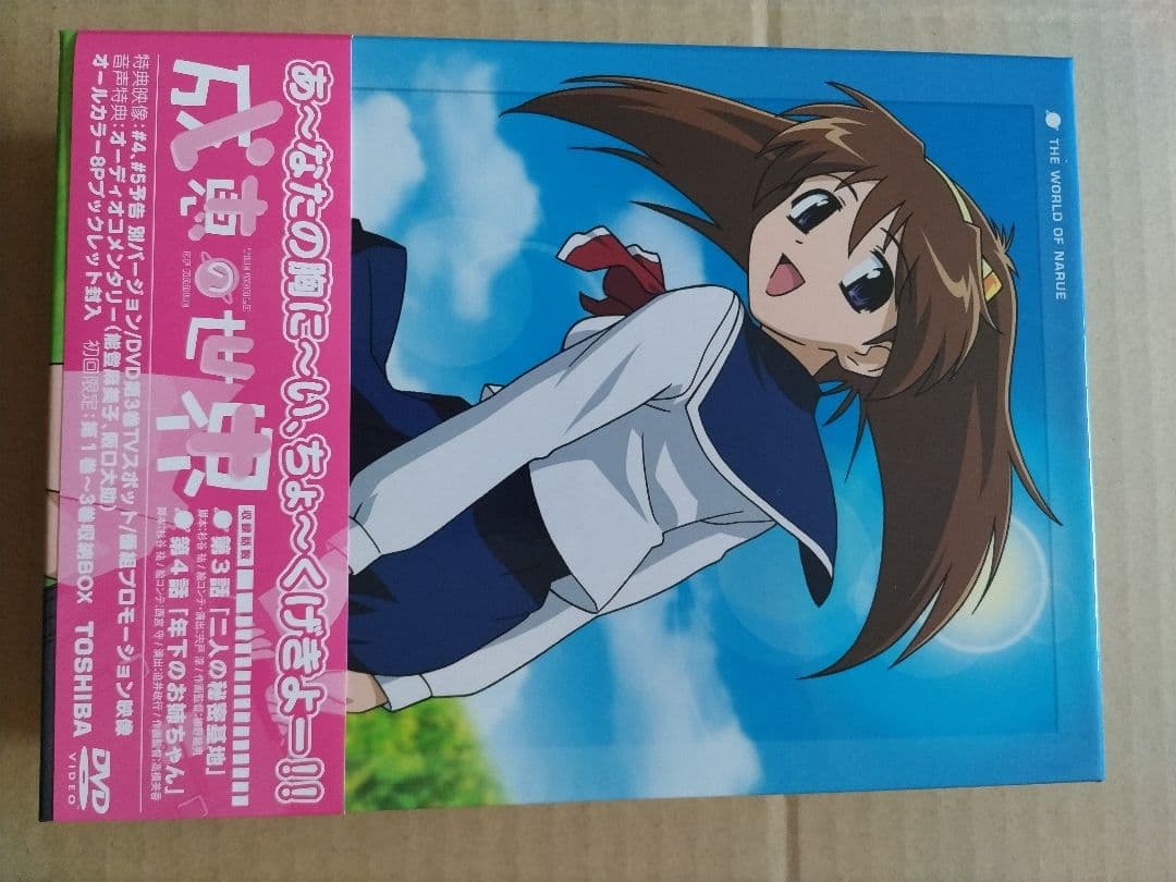 成恵の世界 DVD 1-3巻 初回生産限定版セット