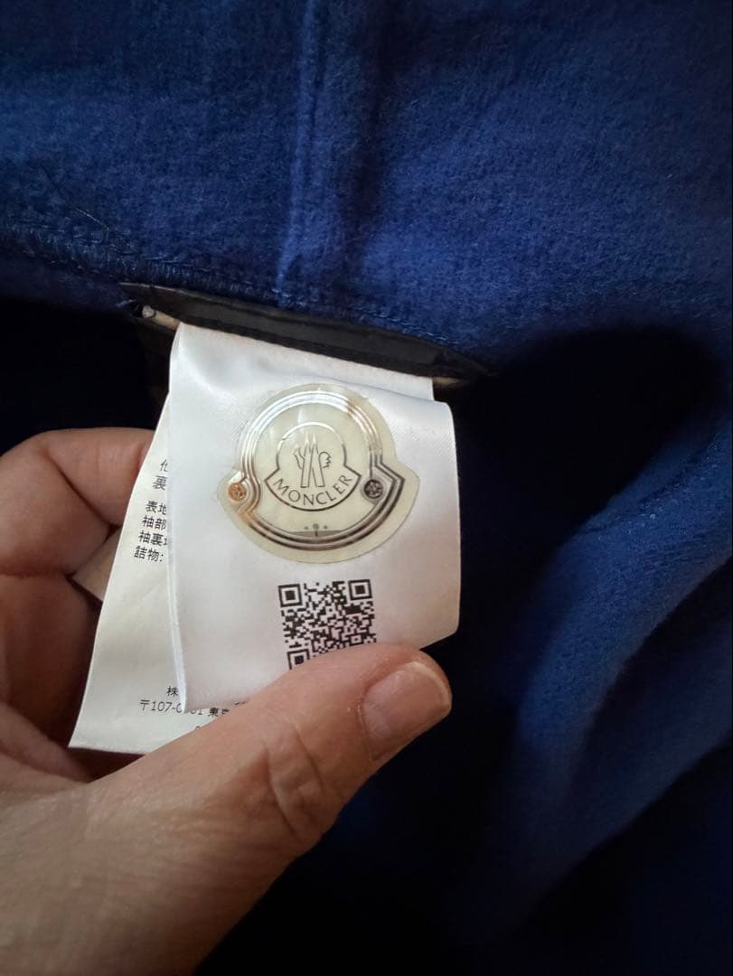 MONCLER ウールダウンコンビポンチョ・ケープコート