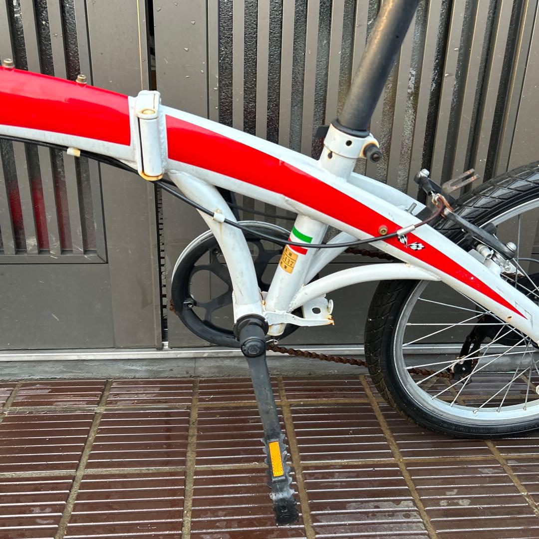 Ferrari(フェラーリ) レッド 折りたたみ自転車 20インチ シマノ7速