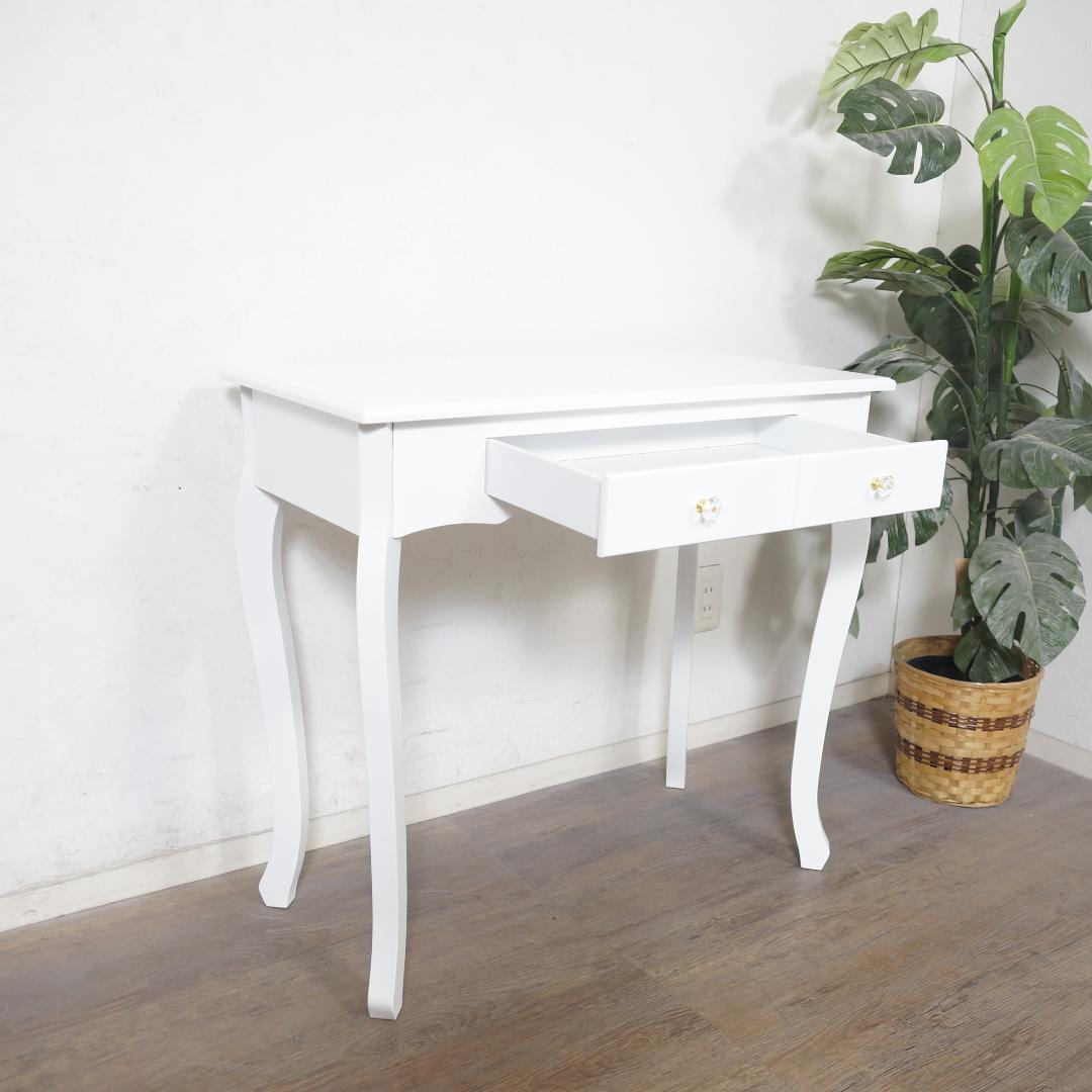 【新品】猫脚　デスク＆スツールセット　アンティーク風　勉強机　アウトレット