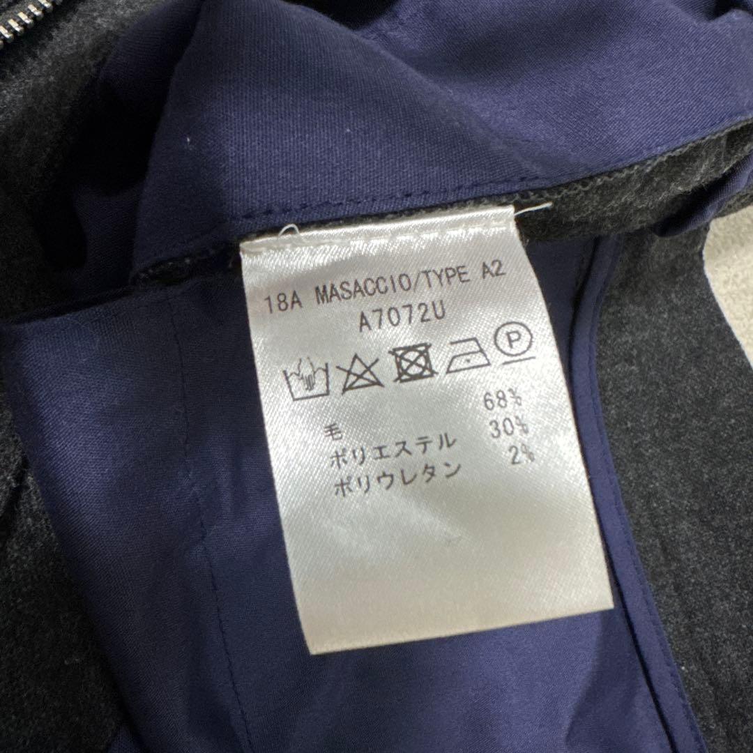 36 美品　ジャブスアルキヴィオ　スラックス　ウール　48 ツイード　グレー