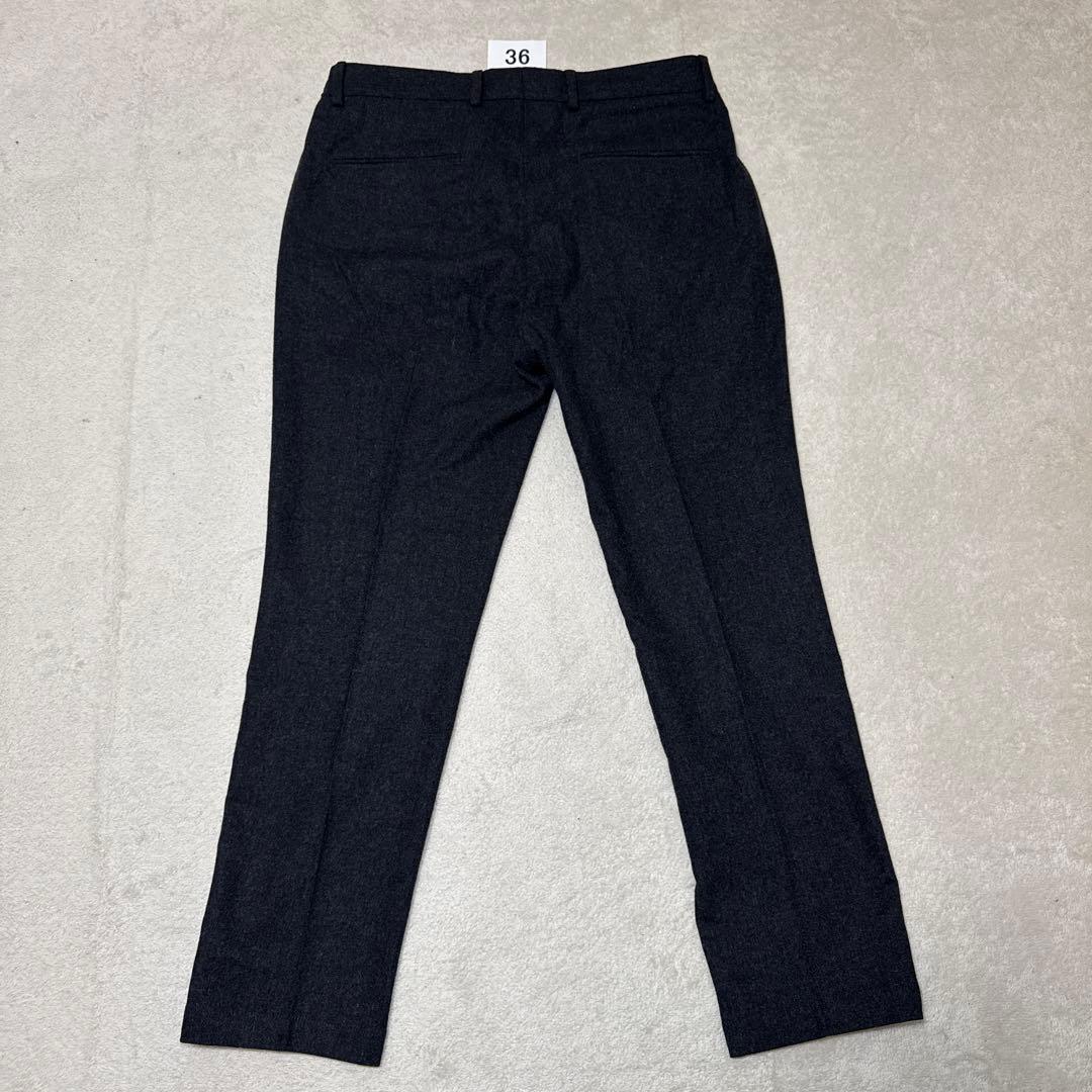 36 美品　ジャブスアルキヴィオ　スラックス　ウール　48 ツイード　グレー