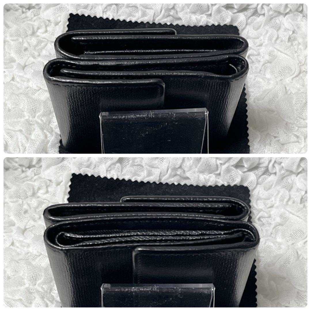 美品✨CHANEL シャネル　Wホック　財布 ココボタン　コンパクト　ウォレット