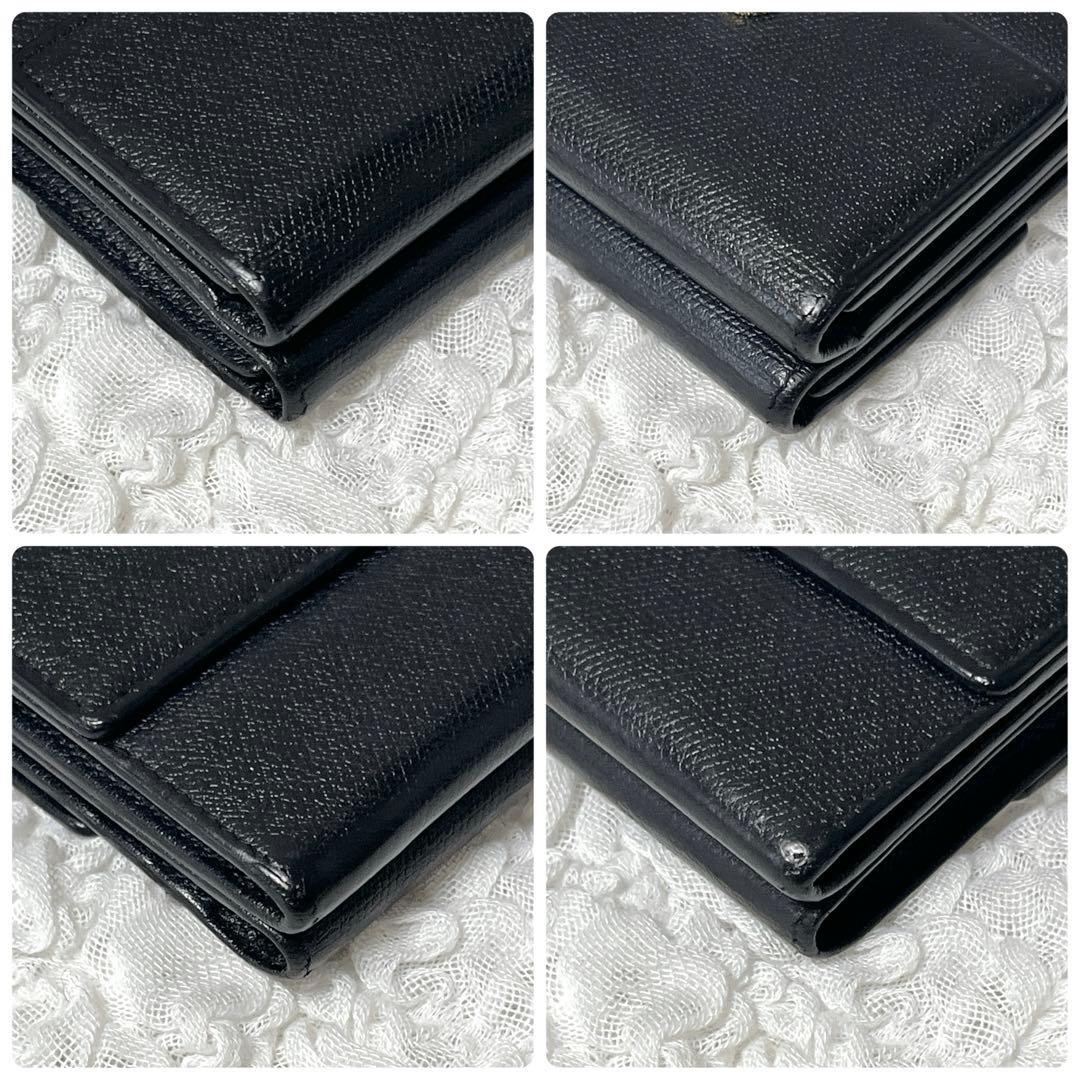 美品✨CHANEL シャネル　Wホック　財布 ココボタン　コンパクト　ウォレット