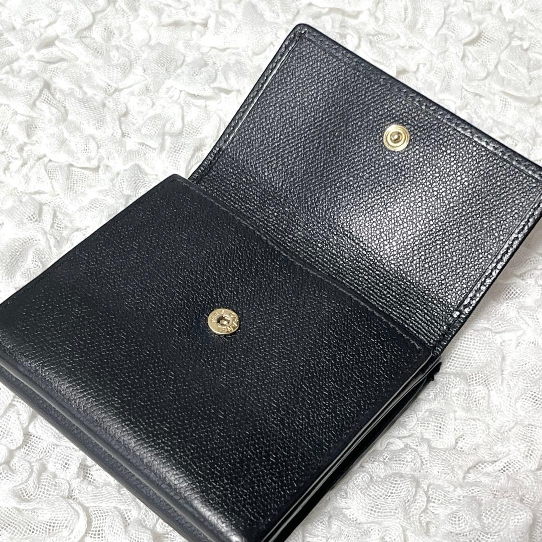 美品✨CHANEL シャネル　Wホック　財布 ココボタン　コンパクト　ウォレット