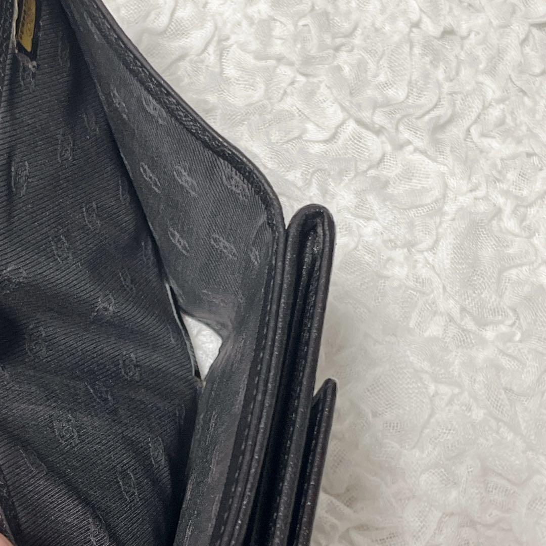 美品✨CHANEL シャネル　Wホック　財布 ココボタン　コンパクト　ウォレット