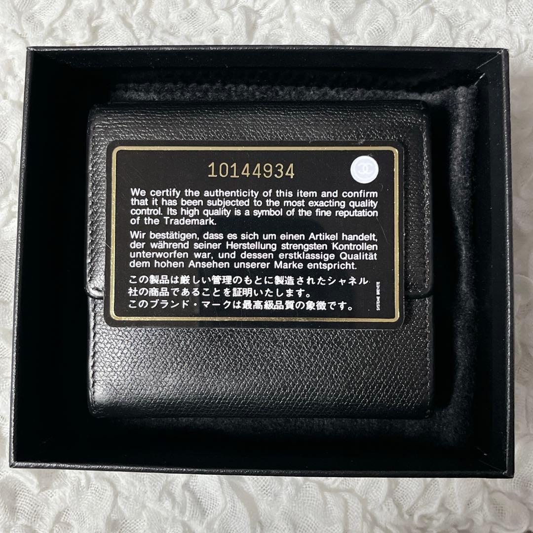美品✨CHANEL シャネル　Wホック　財布 ココボタン　コンパクト　ウォレット