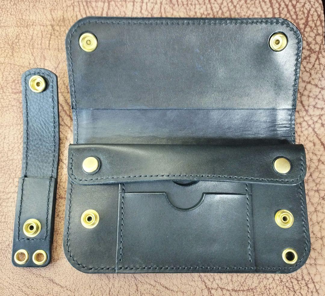 エレファントレザー！トラッカーウォレット 黒象