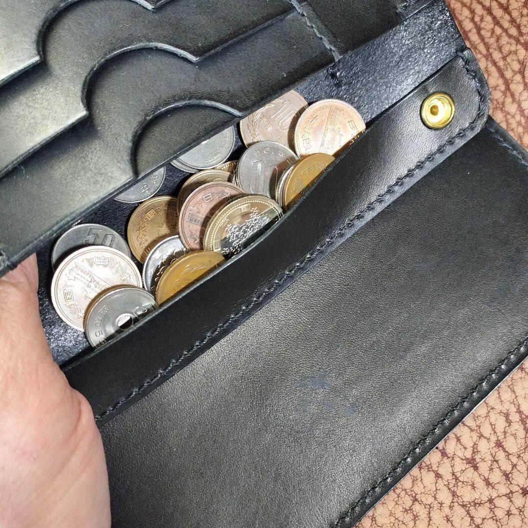 エレファントレザー！トラッカーウォレット 黒象