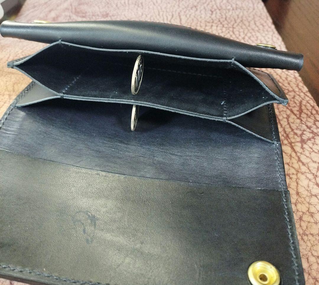 エレファントレザー！トラッカーウォレット 黒象