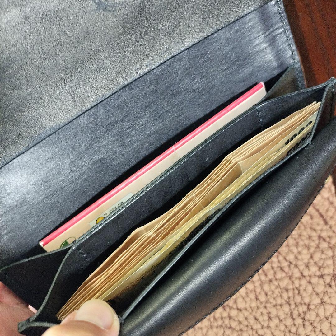 エレファントレザー！トラッカーウォレット 黒象