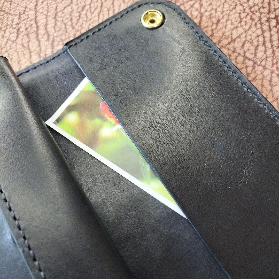 エレファントレザー！トラッカーウォレット 黒象