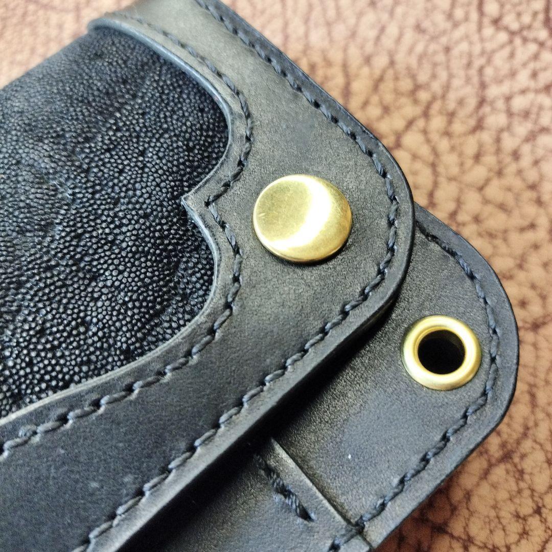 エレファントレザー！トラッカーウォレット 黒象