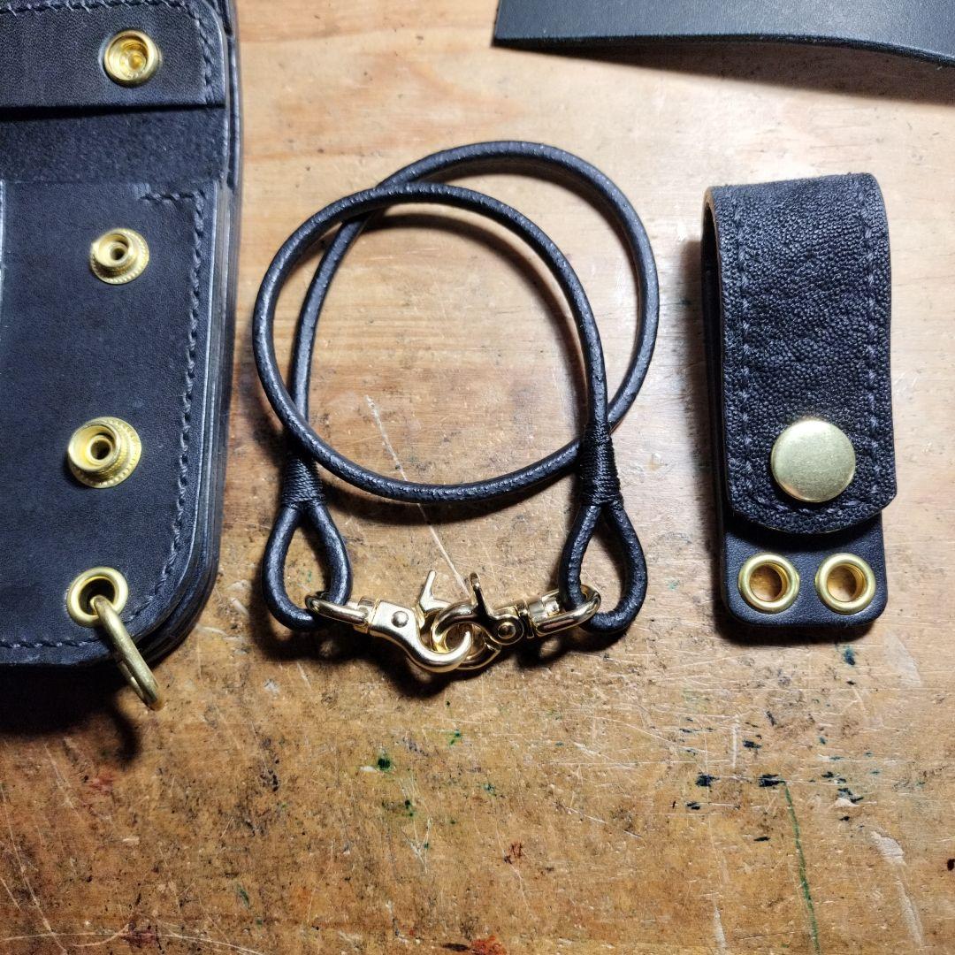 エレファントレザー！トラッカーウォレット 黒象