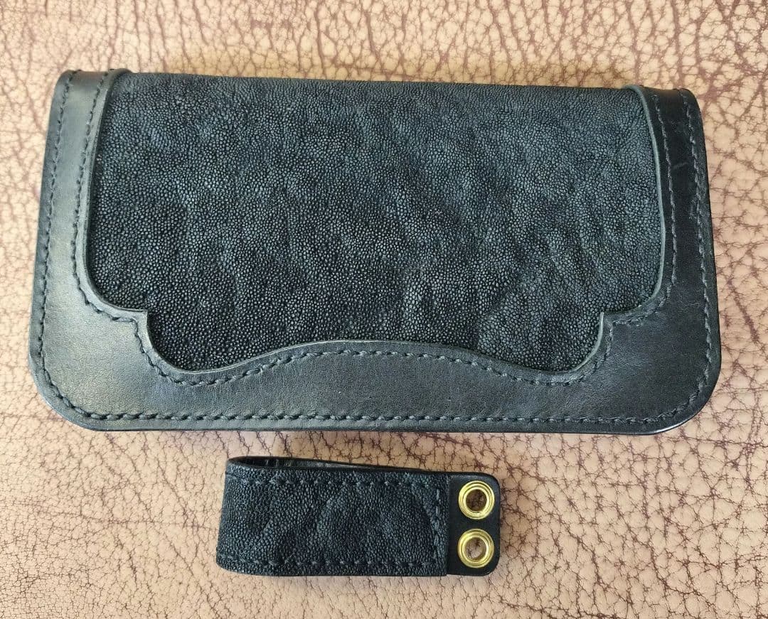 エレファントレザー！トラッカーウォレット 黒象