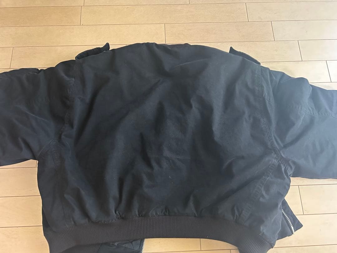 エンタイアスタジオ ボンバージャケット 黒色