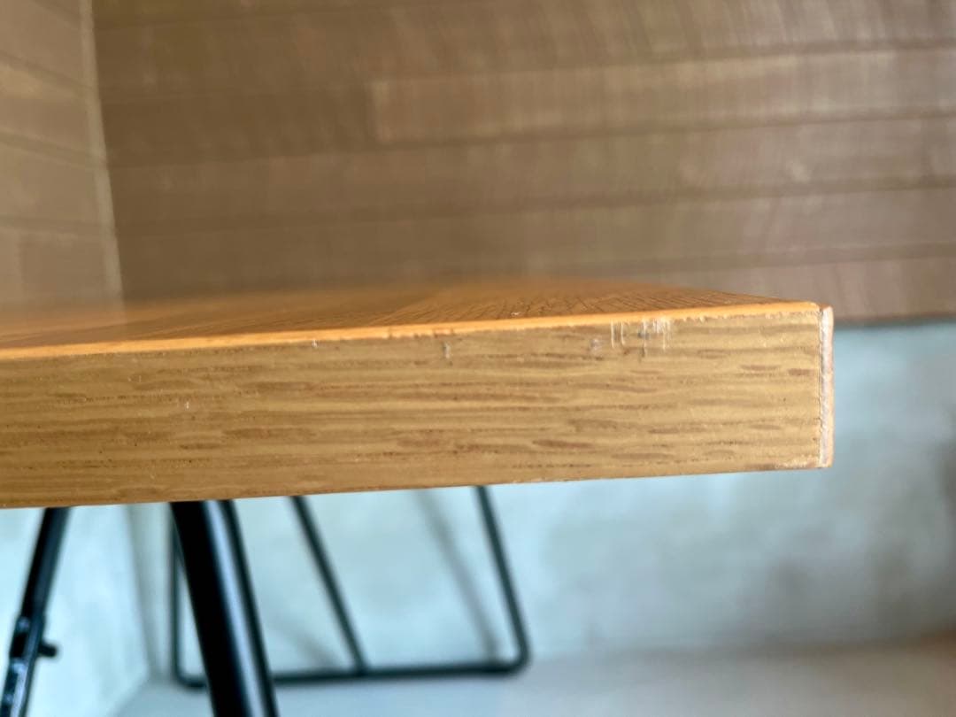 【無印良品】木製折りたたみテーブル オーク材付板 幅120cm