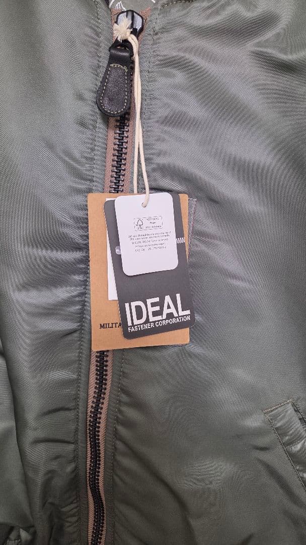 MIL-J-8279（1955〜57年）初期型MA-1 改良復刻モデル　XL