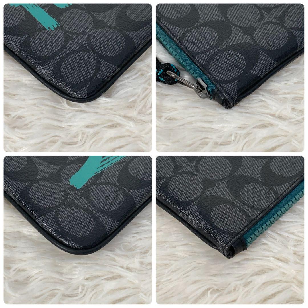 【極美品】COACH コーチ GUANG YOU コラボ　クラッチバッグ