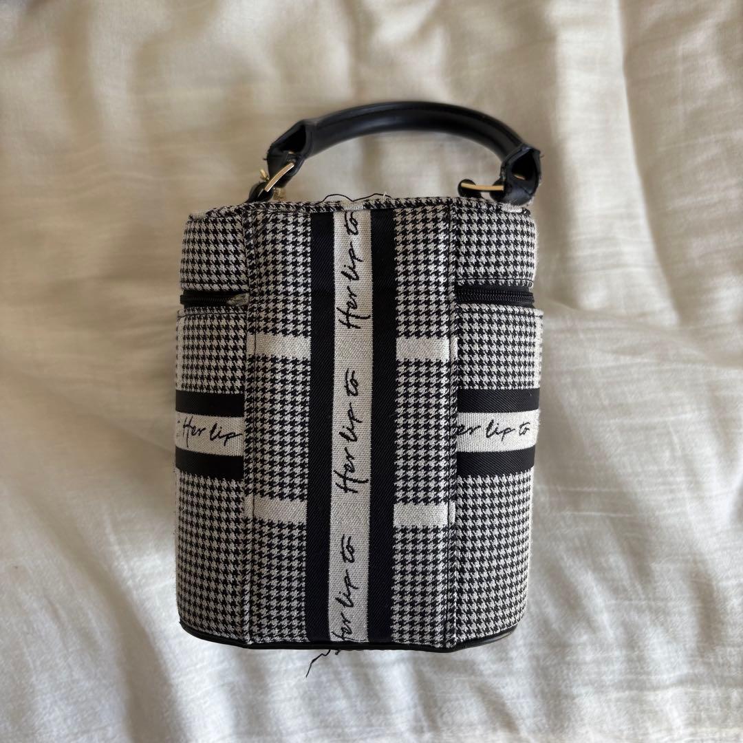 バッグ HLT Jacquard Vanity Bag silver