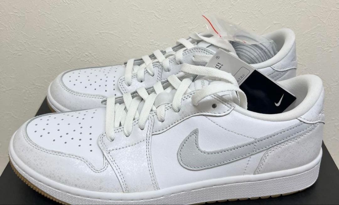 ゴルフシューズ　Nike Air Jordan 1 Low ホワイト/グレー