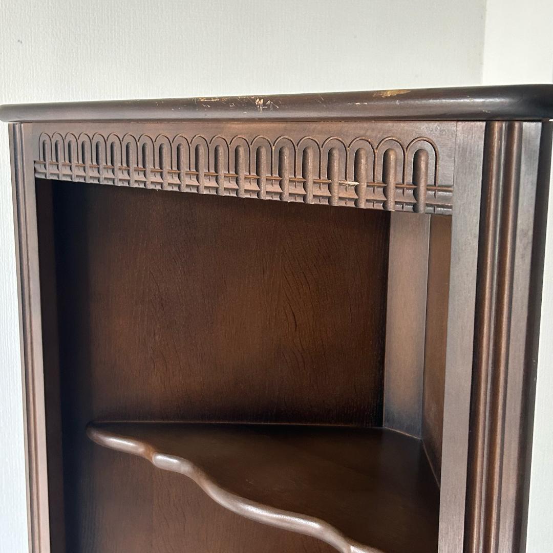 イギリス アンティーク　家具 コーナーキャビネット　295A