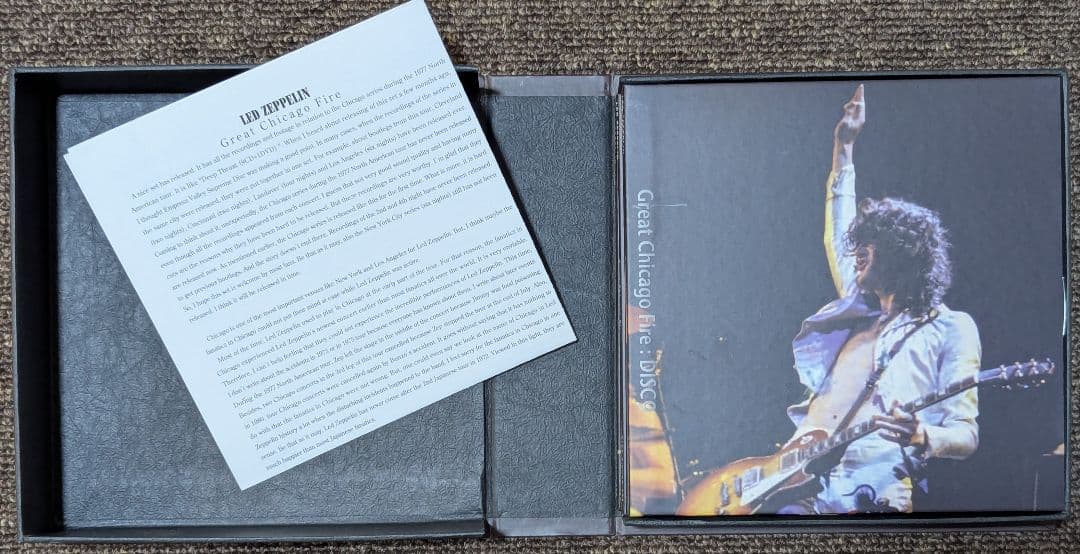r*7様 レッド・ツェッペリン:グレイト・シカゴ・ファイアー⭐️9CD ＆1DV