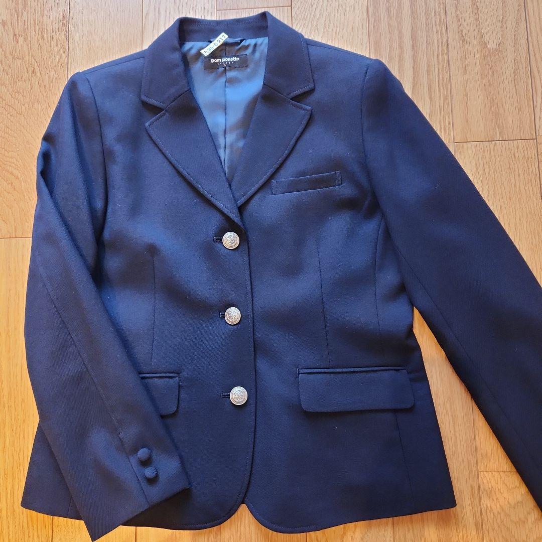 ポンポネット L/160 受験対応 面接 フォーマル セレモニー用 5点セット