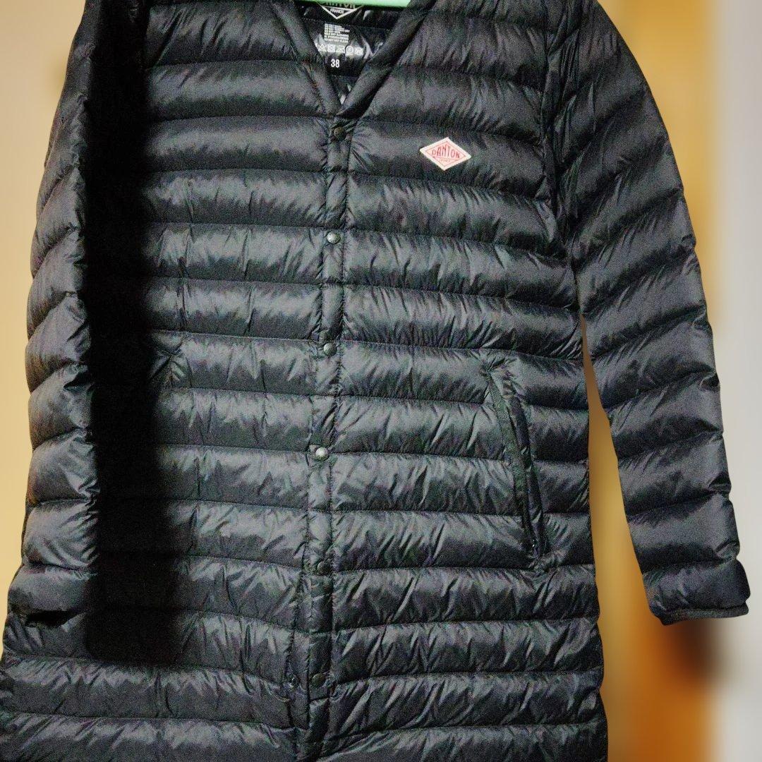美品ＤANTONダントンインナーダウンノーカラーサイズ38
