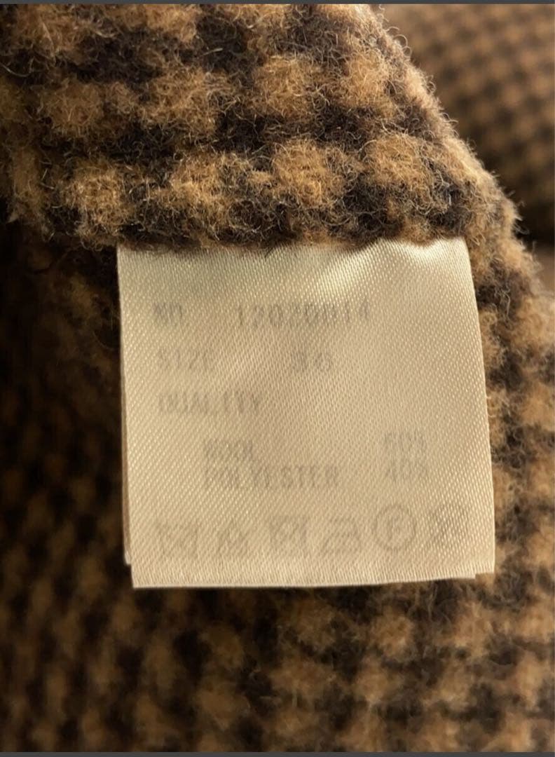 todayful Over Check Coat 36サイズ