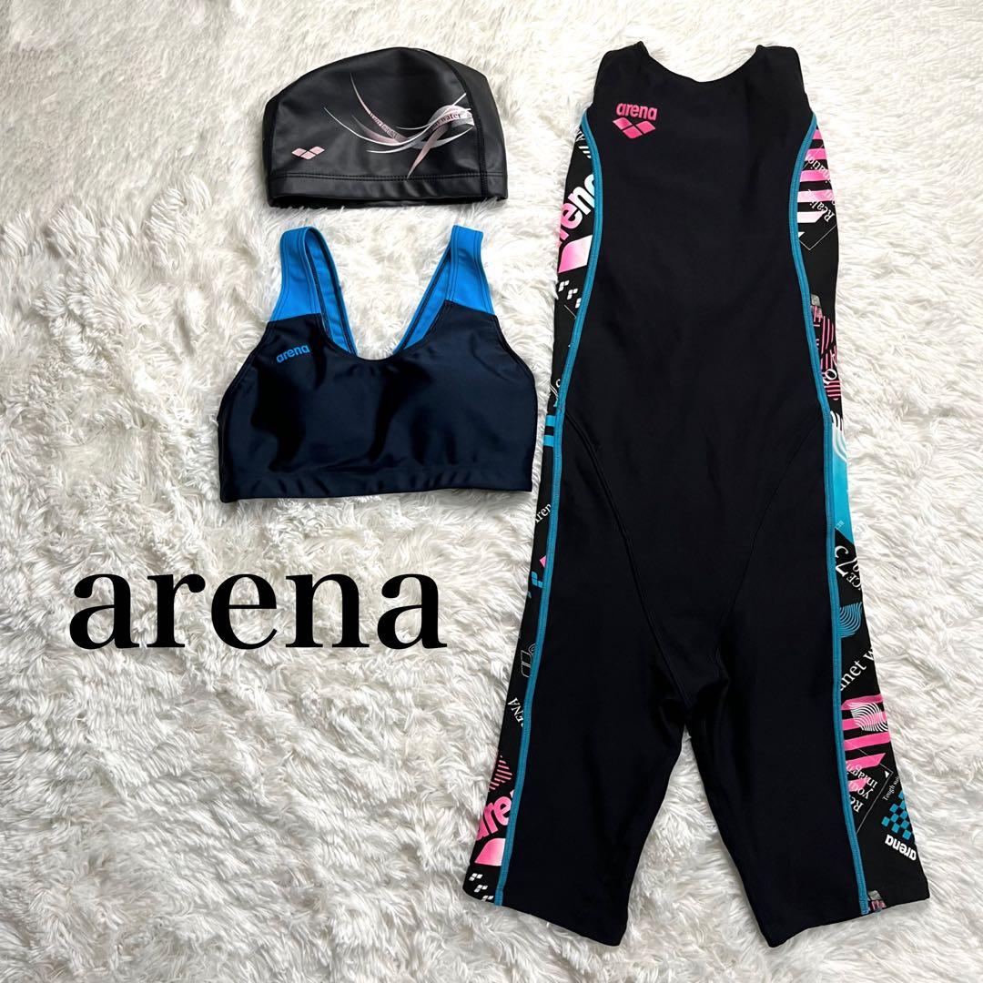 arena アリーナ競泳水着 スイムキャップ ブラトップ 3点セット