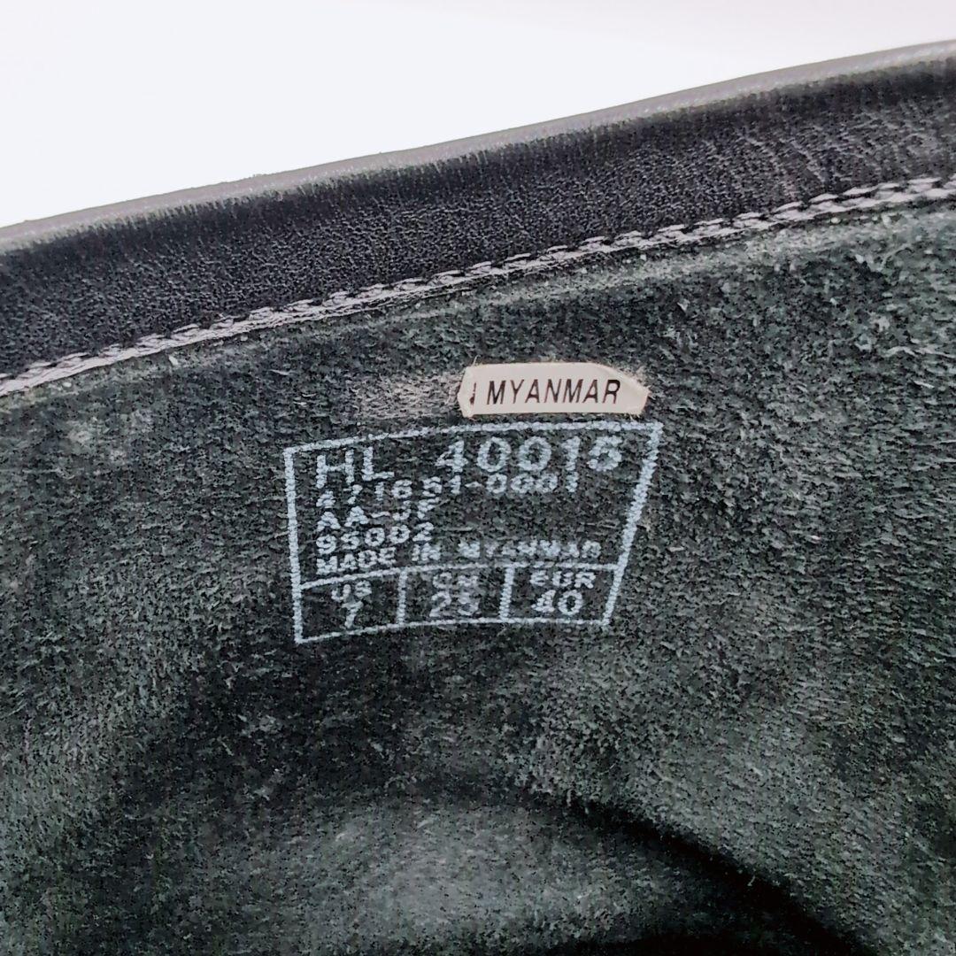 【良品】Hawkins　40015 スチールトゥ　エンジニアブーツ　黒　25cm