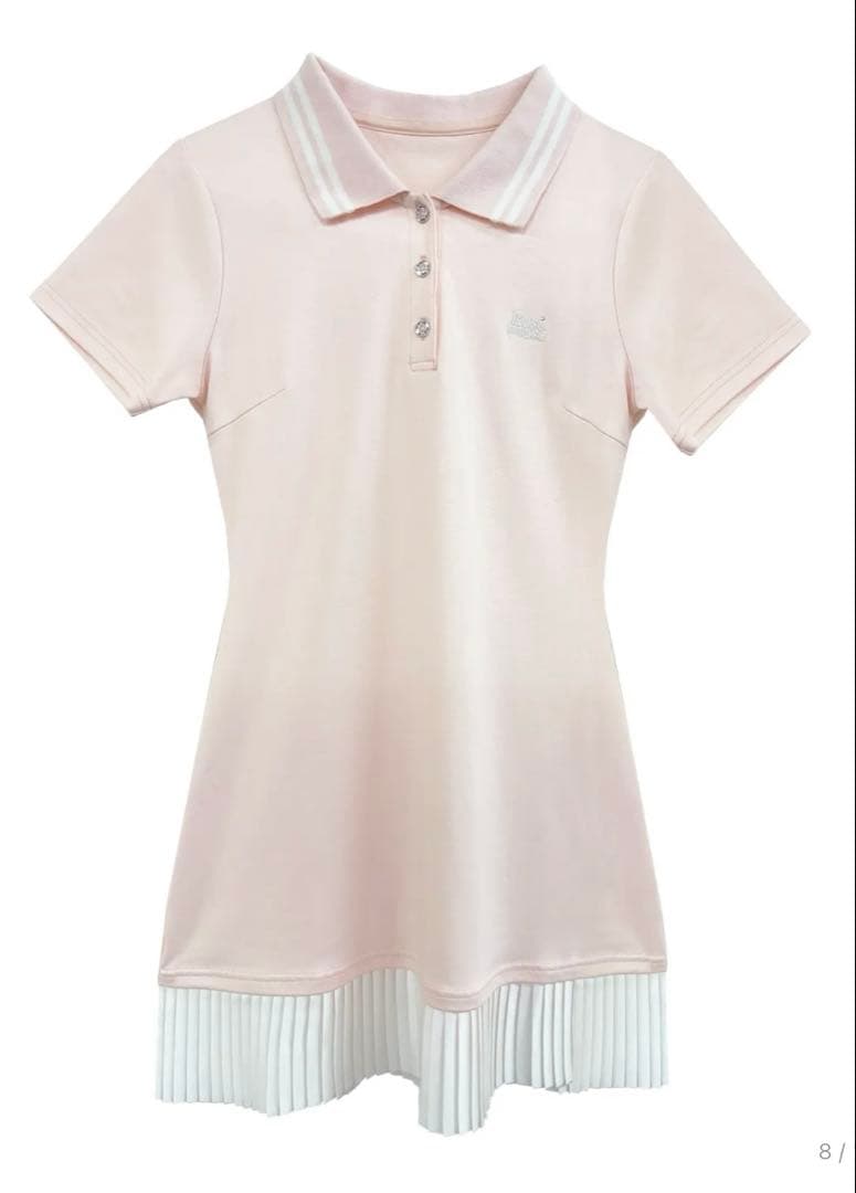 RoseMuse ロゼミューズ pleats polo one-piece M