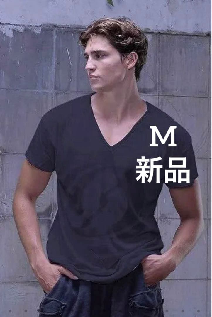 新作　salsation V-Tシャツ ダークブラウン　M