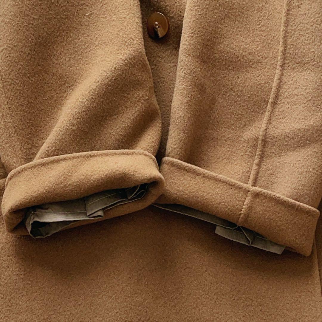 BURBERRY バーバリーズ ロングコート カシミヤ ウール ダブル キャメル