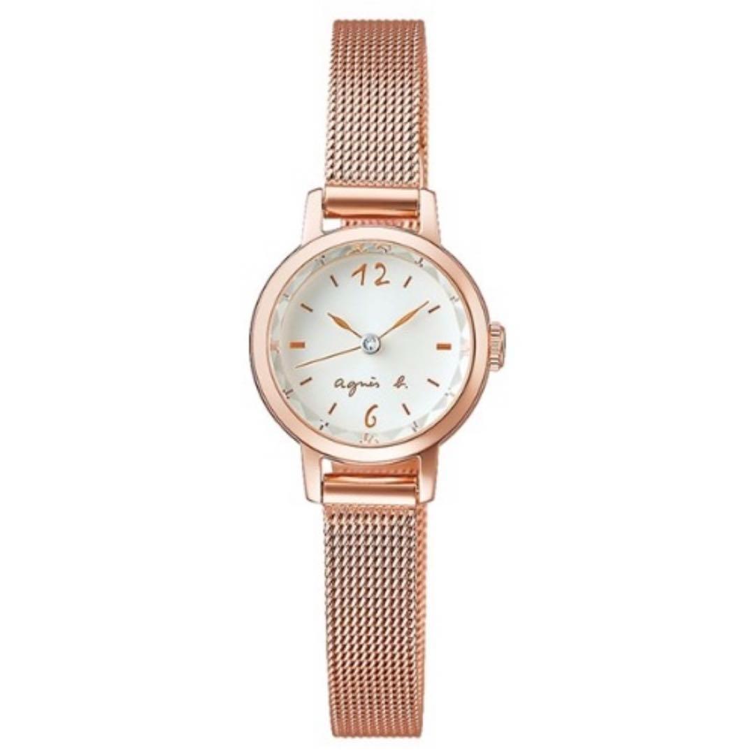 極美品 時計 ピンクゴールド VC01-KSS0 agnes b. アニエスベー