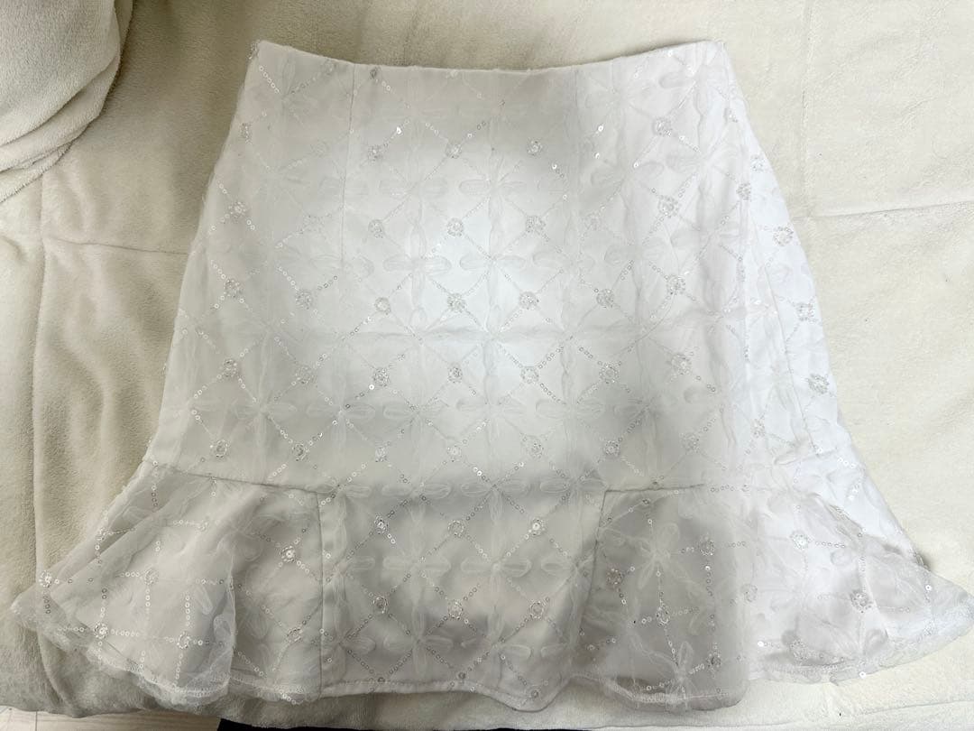 ホワイト　キャバドレス　M