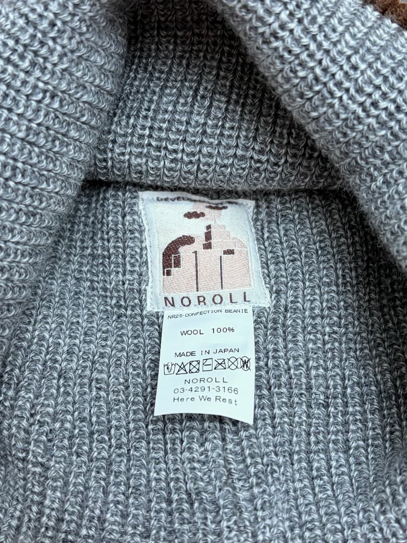 ★今期物★　NOROLL CONFECTION BEANIE クリーミーイエロー