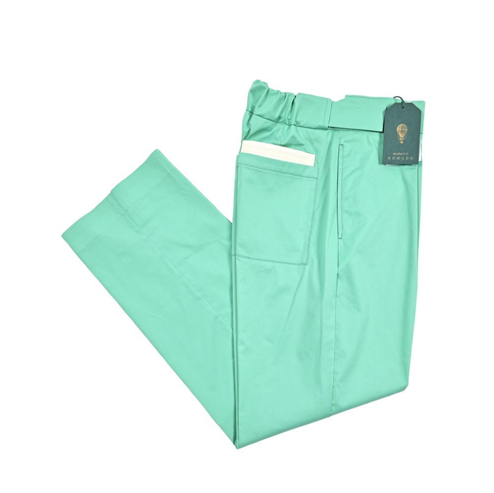 【新品・50サイズ・イタリア製】ベルウィッチ・ベルトレス イージースラックス