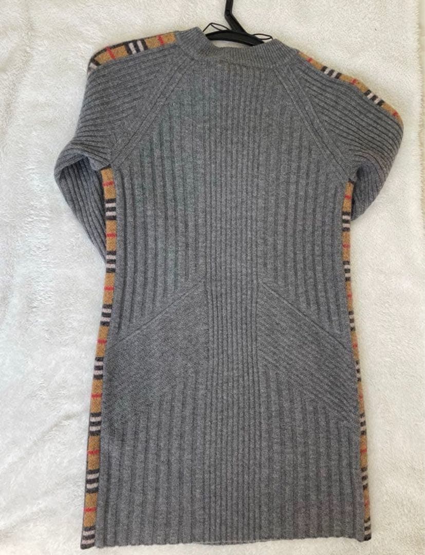 バーバリー⭐︎ニット⭐︎ワンピース⭐︎10Y⭐︎中古