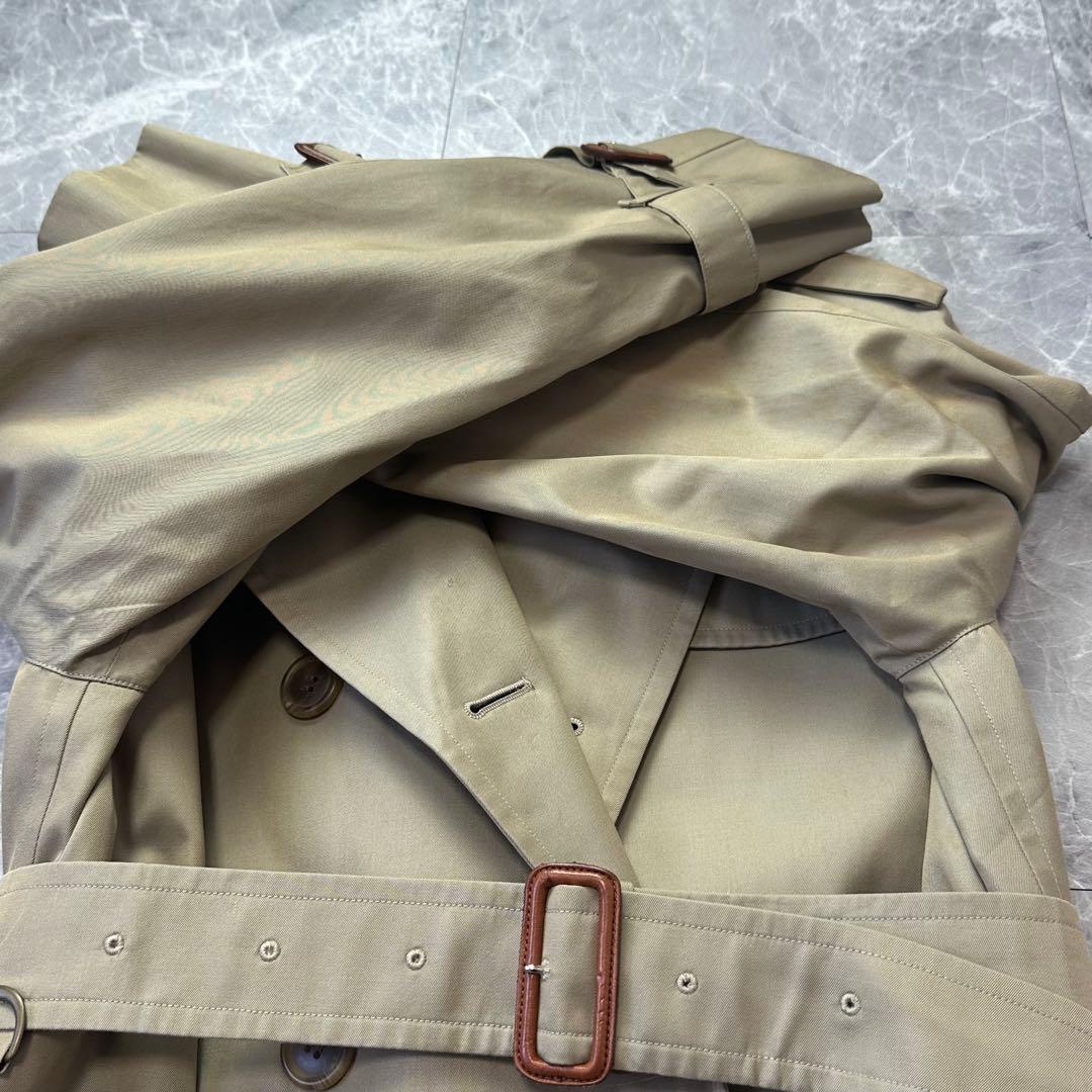 バーバリー♡トレンチコート　ベルトライナー　ノバチェック カーキ　7AB
